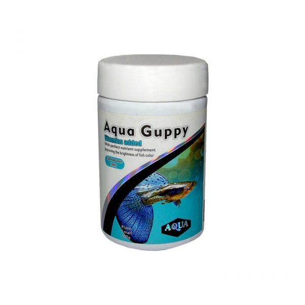 غذای ماهی آکوا مدل گوپی فیش وزن 100 گرم