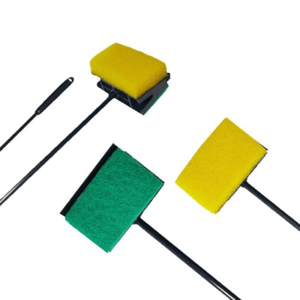 برس نظافت دسته بلند آکواریوم دو طرفه