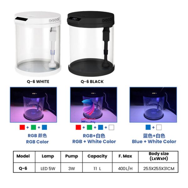 مینی آکواریوم سوبو مدل Q7 - Image 4