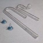 لیلی پایپ ورودی و خروجی شیشه ای فیلتر سطلی آکواریوم