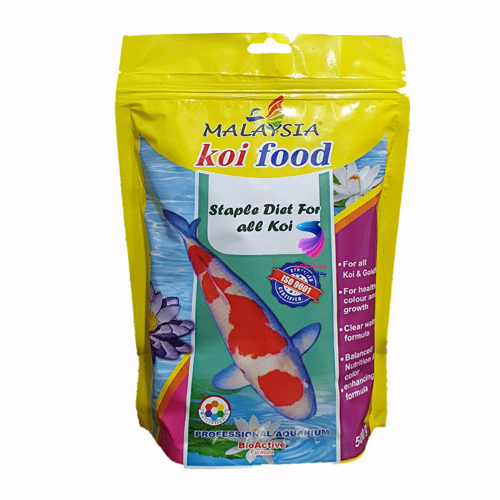 غذای ماهی مالزی کوی POND stieks وزن 100 گرم